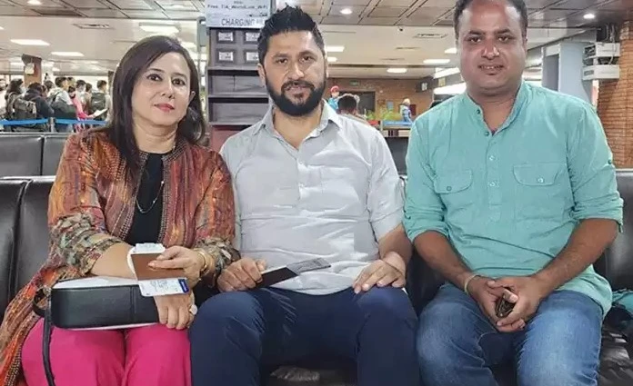 रवि लामिछाने खेल हेर्न पत्नी निकिता सहित श्रीलंका प्रस्थान
