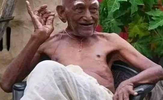 एक सय दुई वर्षका कृष्णदत्त  पन्तले   ८ दिनसम्म  निराहार व्रत (अन्न र जल  त्याग ) गर्दै  इच्छा मरण
