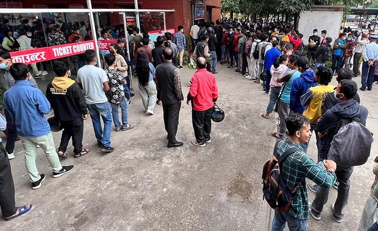 भाडा नबढ्ने,दसैँका लागि टिकटको अग्रिम बुकिङ सोमबारबाट खुल्ने