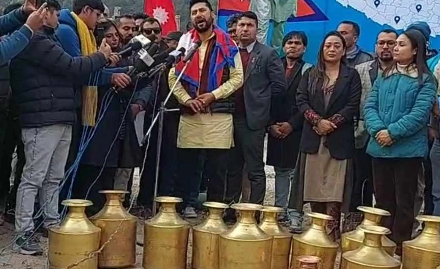 देशका कुनै नेता बाँकी नरहलानजस्तो छ,जसले मेलम्ची उद्घाटन नगरेको होस्- रास्वपा सभापति लामिछाने