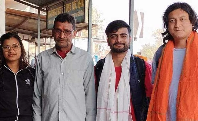 अभियन्ता  ‘ईः’ले सुरु गरेको पैदल यात्रा आज सुनवल -रामनगरमा