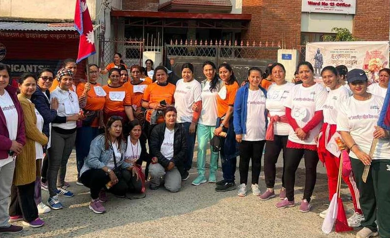 ८ मार्चको अवसरमा ललितपुर- १३ वडा स्तरीय महिला समूहद्वारा दौड र कविता प्रतियोगिता आयोजना