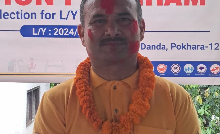 लाइन्स क्लब  अफ पोखरा आदर्श चौतारीको कार्यसमिति गठन