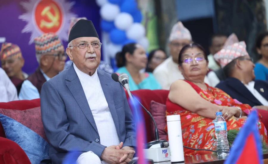 पार्टीभित्रको एकता मजबुत बनाइए एमालेलाई कसैले पराजित गर्न सक्दैन : अध्यक्ष ओली