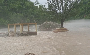 कालीगण्डकीको बहाब यस वर्षकै उच्च विन्दुमा, शालिग्राम शिला डुबानमा