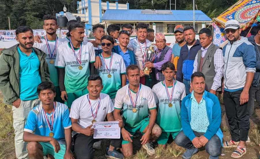 दोलखाको झुलेमा सम्पन्न वडास्तरीय भलिबलमा कालिन्चोक–८ सुनखानी विजयी