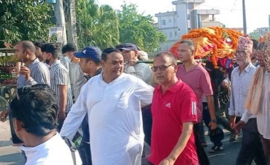 विपिनको अन्त्येष्टि गरिँदै, शव यात्रामा इजरायली प्रतिनिधिसमेत सहभागी